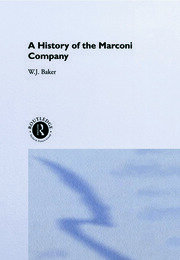 A History of the Marconi Company 1874-1965 book cover