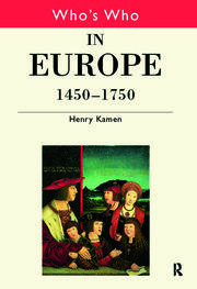 Who's Who in Europe 1450-1750 book cover