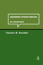 Describing Spoken English: An Introduction book cover