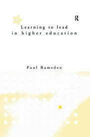 Learning to Lead in Higher Education book cover