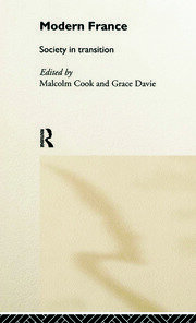 Modern France: Society in Transition book cover
