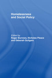 Homelessness and Social Policy book cover