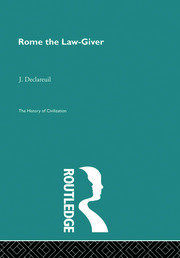 Rome the Law-Giver book cover