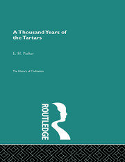A Thousand Years of the Tartars book cover