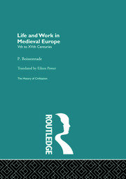 Life and Work in Medieval Europe book cover