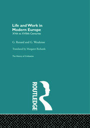 Life and Work in Modern Europe book cover