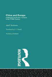 China and Europe book cover