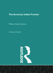 The American Indian Frontier book cover