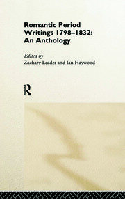 Romantic Period Writings 1798-1832: An Anthology book cover