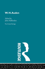 W.H. Auden book cover