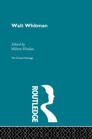 Walt Whitman book cover