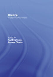 Housing: The Essential Foundations book cover