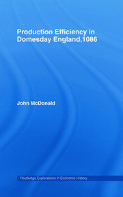 Production Efficiency in Domesday England, 1086 book cover