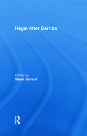 Hegel After Derrida book cover