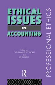 Ethical Issues in Accounting book cover