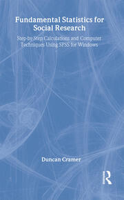 Fundamental Statistics for Social Research: Step-by-Step Calculations and Computer Techniques Using SPSS for Windows book cover