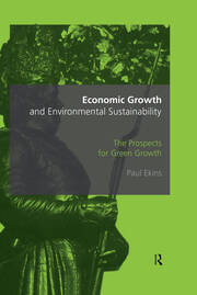 Economic Growth and Environmental Sustainability: The Prospects for Green Growth book cover