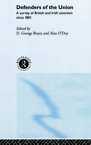 Defenders of the Union: A Survey of British and Irish Unionism Since 1801 book cover