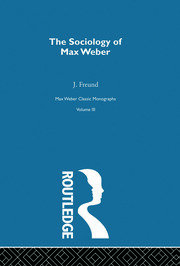 Sociology Max Weber        V 3 book cover