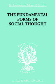 The Fundamental Forms of Social Thought: An Essay in Aid of Deeper Understanding of History of Ideas book cover