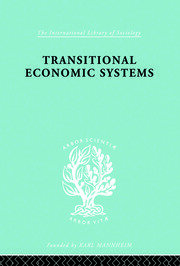 Transitional Economic Systems: The Polish Czech Example book cover