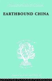 Earthbound China: A Study of the Rural Economy of Yunnan book cover