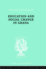 Educ & Soc Change Ghana Ils 60 book cover