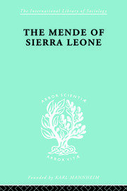 Mende Of Sierra Leone   Ils 65 book cover
