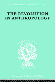 The Revolution in Anthropology   Ils 69 book cover