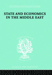 State and Economics in the Middle East: With Special Refernce to Conditions in Western Asia & India book cover