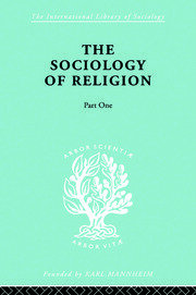 Soc Relign Pt1:Est Relg Ils 79 book cover
