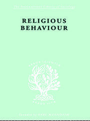 Religious Behaviour book cover