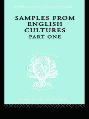 Samples from English Cultures: Part 1 book cover