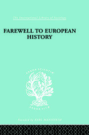 Farewell European Hist  Ils 95 book cover