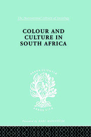 Colour and Culture in South Africa book cover