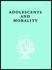 Adolescents and Morality book cover