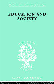Education and Society book cover
