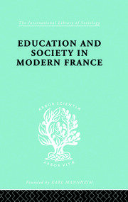 Education & Society in Modern France    Ils 219 book cover