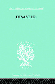 Disaster: A Psychological Essay book cover