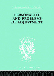 Personality and Problems of Adjustment book cover