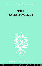 Sane Society           Ils 252 book cover