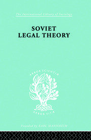 Soviet Legal Theory    Ils 273 book cover