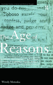 The Age of Reasons: Quixotism, Sentimentalism, and Political Economy in Eighteenth Century Britain book cover