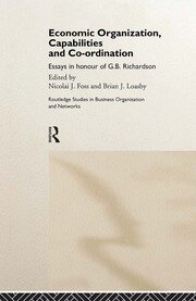 Economic Organization, Capabilities and Coordination book cover