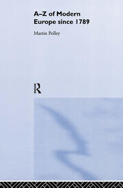 An A-Z of Modern Europe Since 1789 book cover