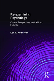 Re-examining Psychology: Critical Perspectives and African Insights book cover