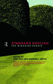 Standard English: The Widening Debate book cover