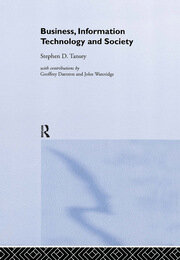 Business, Information Technology and Society book cover