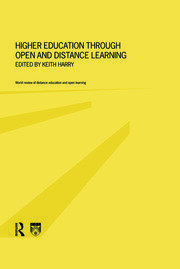 Higher Education Through Open and Distance Learning book cover
