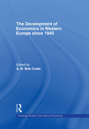 The Development of Economics in Western Europe Since 1945 book cover